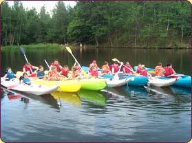 randonnée en canoé et en kayak